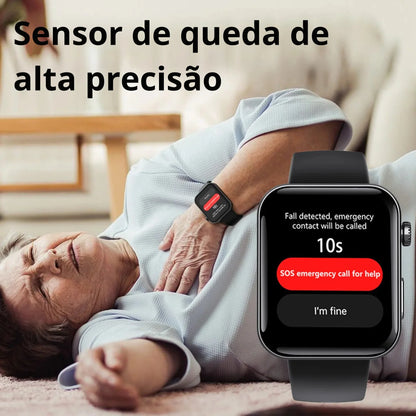(Super Promocja) PulseMax™ Inteligentny zegarek z pomiarem glukozy, tętna i funkcjami telefonicznymi
